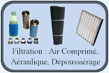 Filtre ventilation, filtre air comprimé, filtre dépoussiéreur, filtre dépoussiérage, ...